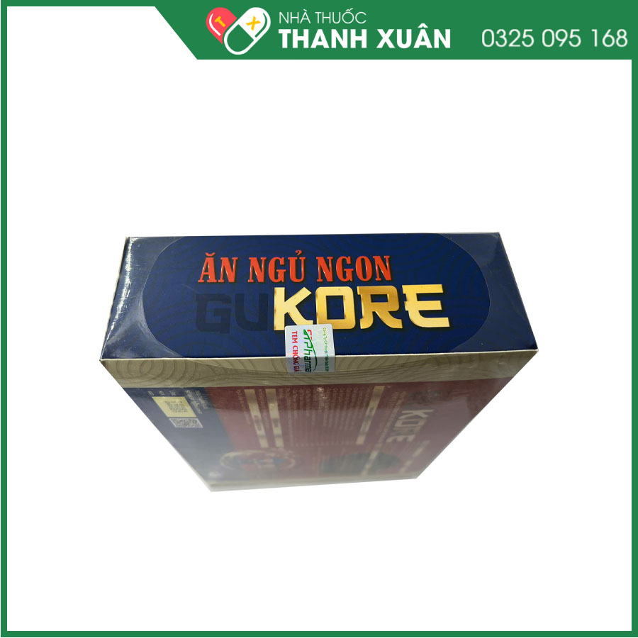 Ăn ngủ ngon GUKORE hỗ trợ giảm lo âu, căng thẳng, người say tàu xe